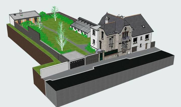 Rendu 3D réaliste d'intérieur